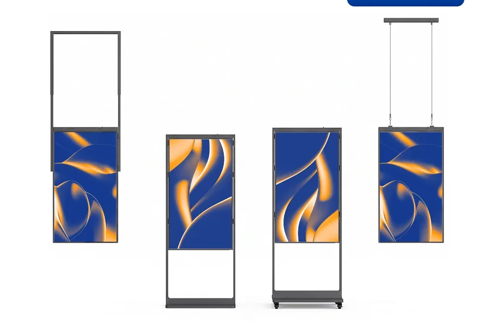 49″ Dual-Sided In-Window Display