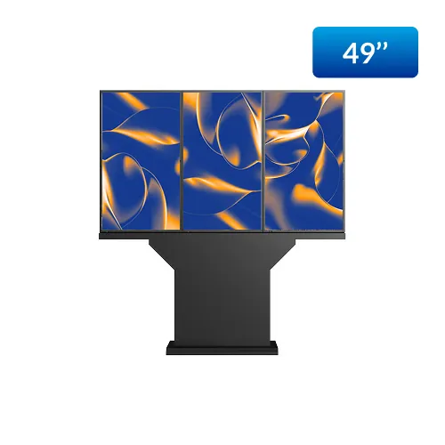 49″ Triple Outdoor Drive Thru Display