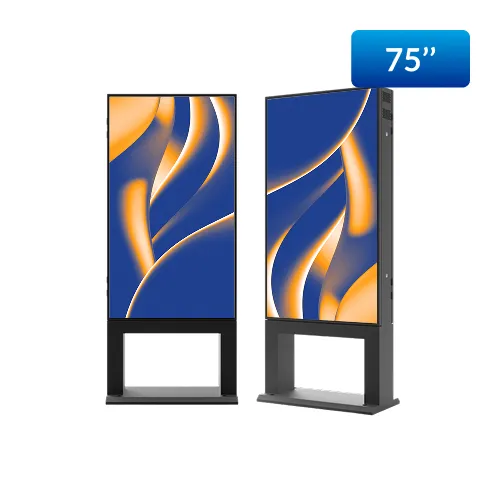 75″ Single-Sided In-Window Totem Display